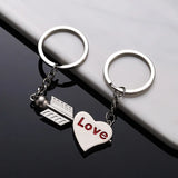 Love Arrow Couples Keychains Men Women Bag Pendant Trinket