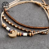 Modern Wooden Beads Bracelet For Women