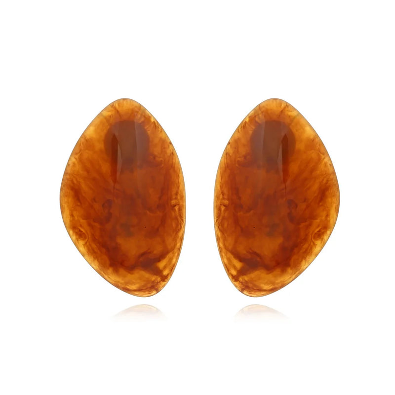 Geometric Resin Earrings for a Stylish Look