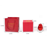 Rose Necklace Gift Box - Plastic Pendant Organizer