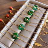 Hetian Chalcedony Adjustable Bracelet Retro Unique Ancient Craftsmanship Female