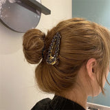 Zircon Hairpin Flash Diamond Love Light Duck Mouth Clip