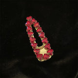 Zircon Hairpin Flash Diamond Love Light Duck Mouth Clip
