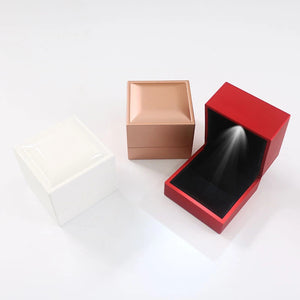 LED Light Jewelry Box for Rings