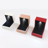 LED Light Jewelry Box for Rings