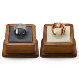 Solid Wood Square Ring Stand - Jewelry Display Stand