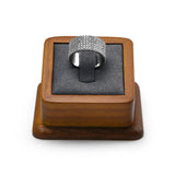 Solid Wood Square Ring Stand - Jewelry Display Stand