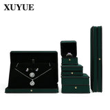 Luxurious PU Jewelry Box for Necklaces & Earrings