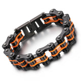 Titanium Steel Men's Chain Bracelet 8.5 inches