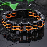 Titanium Steel Men's Chain Bracelet 8.5 inches