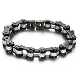 Red Bicycle Chain Punk Bracelet
