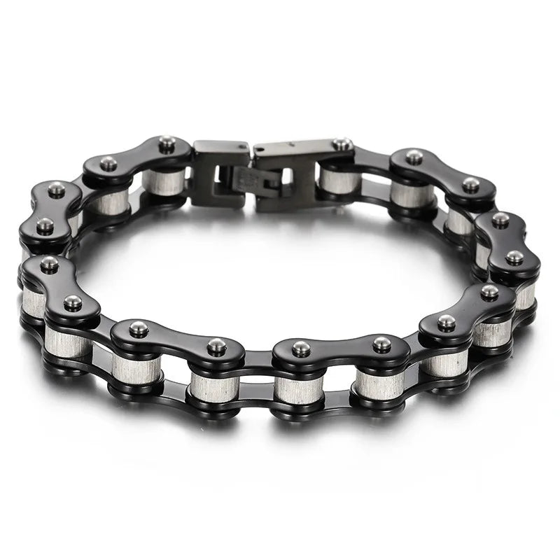 Red Bicycle Chain Bracelet Street Punk Jewelry