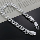 925 Sterling Silver 8MM Bracelet Wedding Accessory Jewelry