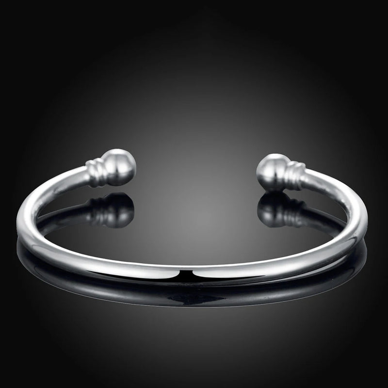 925 Sterling Silver Cuff Bracelets for Women Wedding Party
