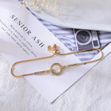 Zircon Crystal Bracelet for Girlfriends - Adjustable Pull Bracelet