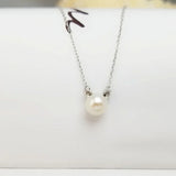 Sweet Pearl Pendant Necklace S925 Silver Jewelry
