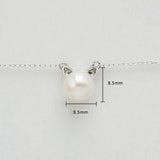 Sweet Pearl Pendant Necklace S925 Silver Jewelry