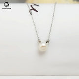 Sweet Pearl Pendant Necklace S925 Silver Jewelry