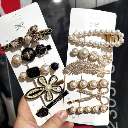 Rhinestone Starry Sky Hair Accessories Set