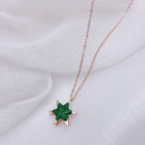 Rotating Pentagram Titanium Steel Necklace High-Quality