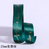 Heart Ribbon for Cake Baking English Letters Hat Gilding Flowers