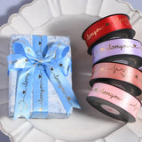 Heart Ribbon for Cake Baking English Letters Hat Gilding Flowers