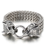 Punk Wolf Head Bracelet - European & American Style