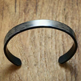 European American Stainless Steel Bracelet Men's Cuff Open Bracelet