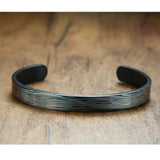 European American Stainless Steel Bracelet Men's Cuff Open Bracelet