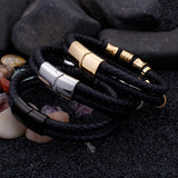 Men's Leather Bracelet - Stylish and Durable Wristband