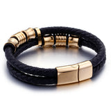 Men's Leather Bracelet - Stylish and Durable Wristband