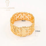 Customized 18K Gold-Plated Cuban Chain Bracelet