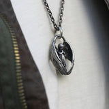 Unisex Retro Silver Angel Pendant Necklace
