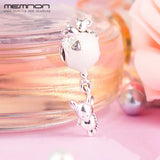 Perfect Celebration Cake Flower Charms 925 Sterling Silver Jewelry for Mom