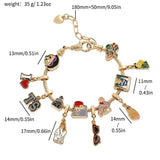 Stainless Steel Multi-Decoration Bracelet for Women