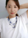 Multi-Layer Texture Hip Hop Necklace Sweater Dress