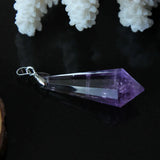 Amethyst Crystal Pendant for Dowsing Reiki Chakra Healing