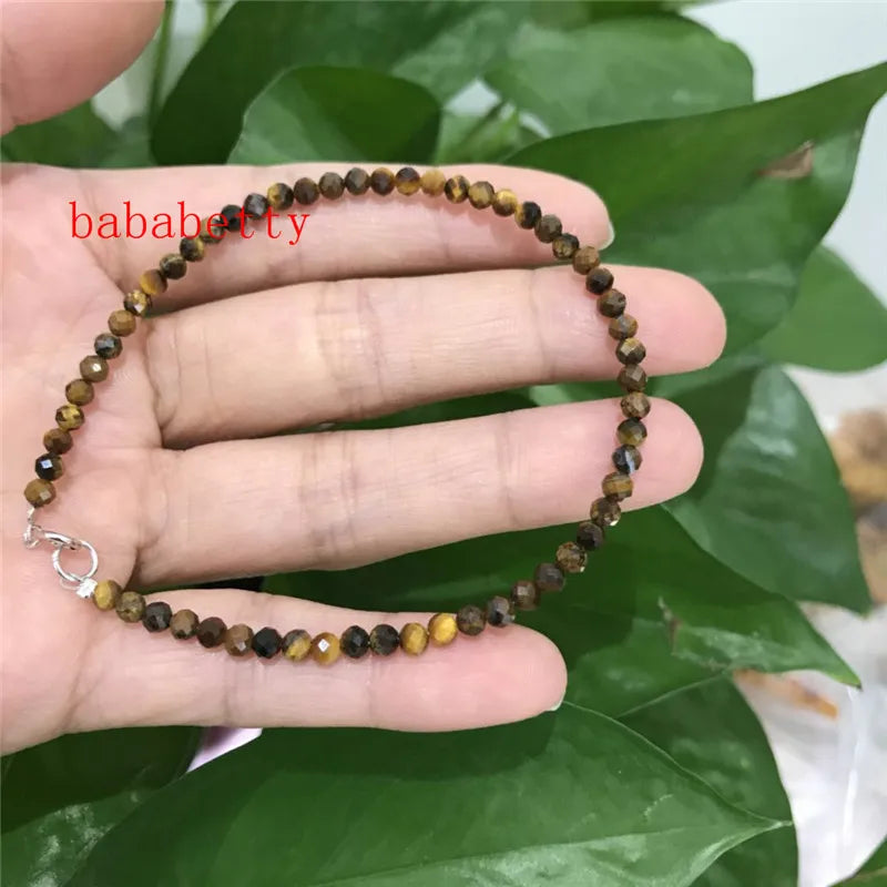 Tiger's Eye Stone Bracelet 7 inch Tibetan Silver Clasp