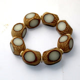 Natural 4-Sided Bodhisattva Root Bracelet 18mm