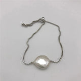 Freshwater 13-14MM Twisted Buckle Pearl Bracelet