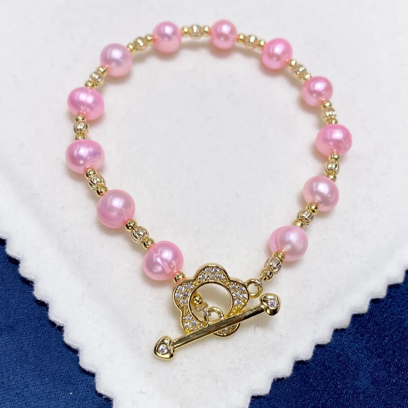 Freshwater Pearl Bracelet, Girlfriend Gift, Joker Bracelet