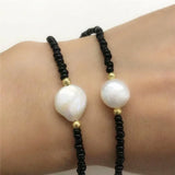 Natural Freshwater Pearl Bracelet 925 Sterling Silver Clasp