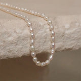 Freshwater Pearl Necklace Baroque Pearl Jewelry Party Wedding