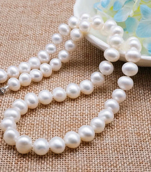 Freshwater Pearl Necklace Baroque Pearl Jewelry Party Wedding