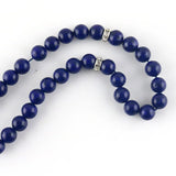 Lapis Lazuli 33 Beads Islamic Muslim Tasbih Allah 8mm Prayer Beads Bracelet Man