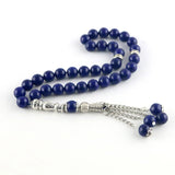 Lapis Lazuli 33 Beads Islamic Muslim Tasbih Allah 8mm Prayer Beads Bracelet Man