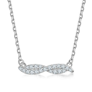925 Silver Zircon Necklace Female Niche Ins Creative