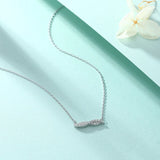 Creative 925 Silver Zircon Necklace for Women