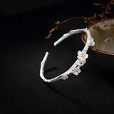 Plum Blossom Gilded Bracelet Chinese Retro Lady Charm Jewelry