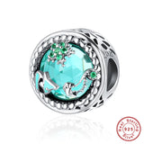 Ocean Charm Fish Seahorse Beads 925 Sterling Silver Pendant